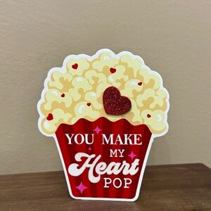 Heart Popcorn Valentine’s Day Decoration